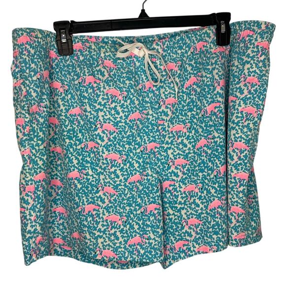 Chubbies Swim Suit Trunks Men's Size 2XL Big Blue Pink Bathing Swimming - Picture 1 of 6